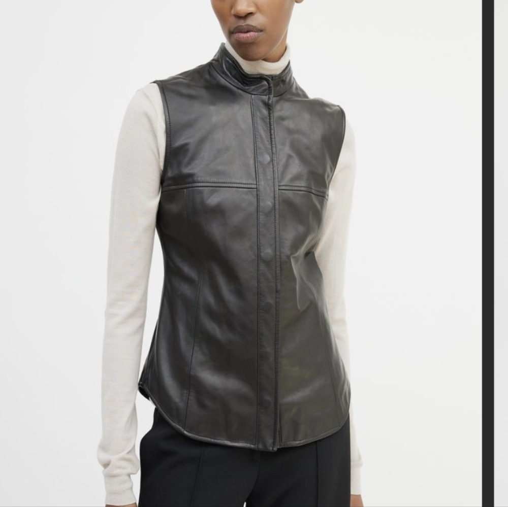 Leather vest